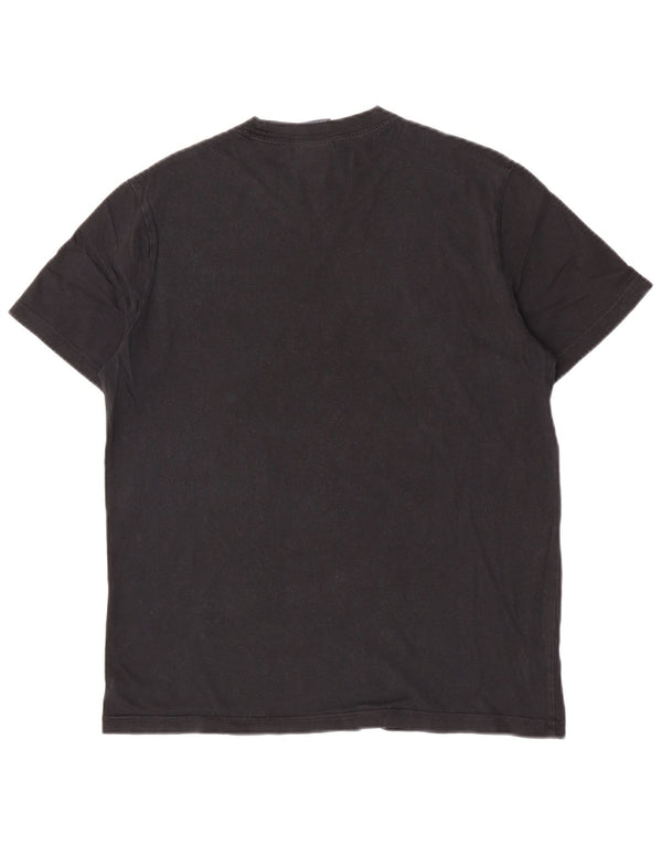 Ανδρικό T-Shirt Champion Top Small Black Colourblock Βαμβακερό