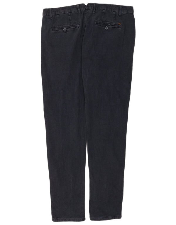Liu Jo Mens Slim παντελόνι Chino IT 54 2XL W42 L32 Navy Blue Cotton
