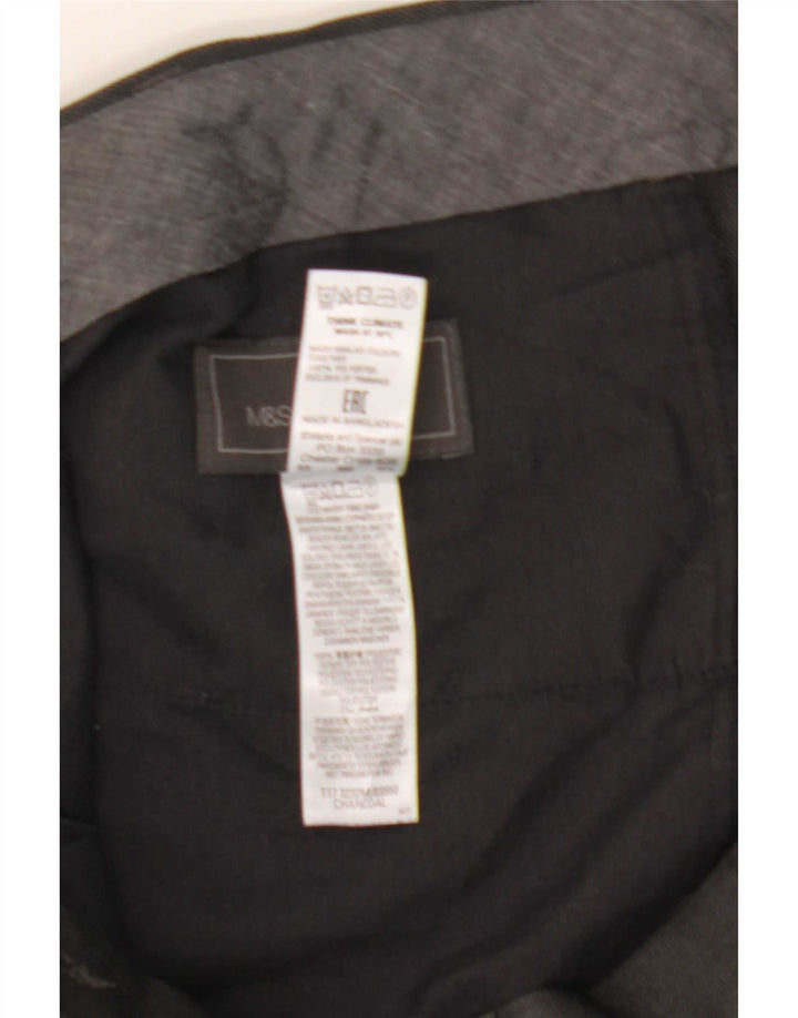 Ανδρικό καθημερινό παντελόνι Marks & Spencer W38 L33 Grey Polyester