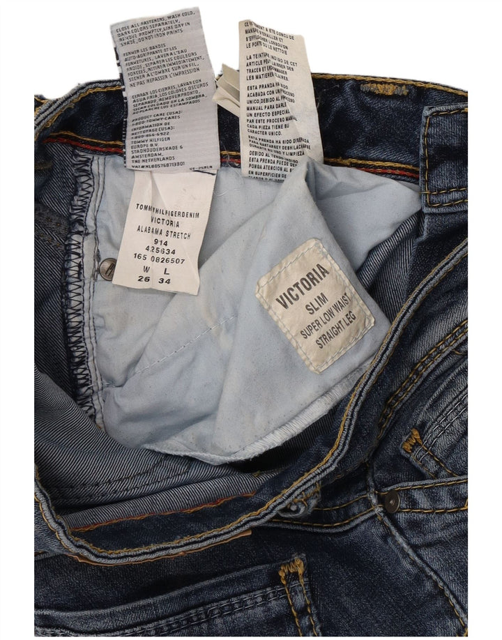 TOMMY HILFIGER Γυναικείο Victoria Super Low Slim Straight Jeans W26 L34 Blue