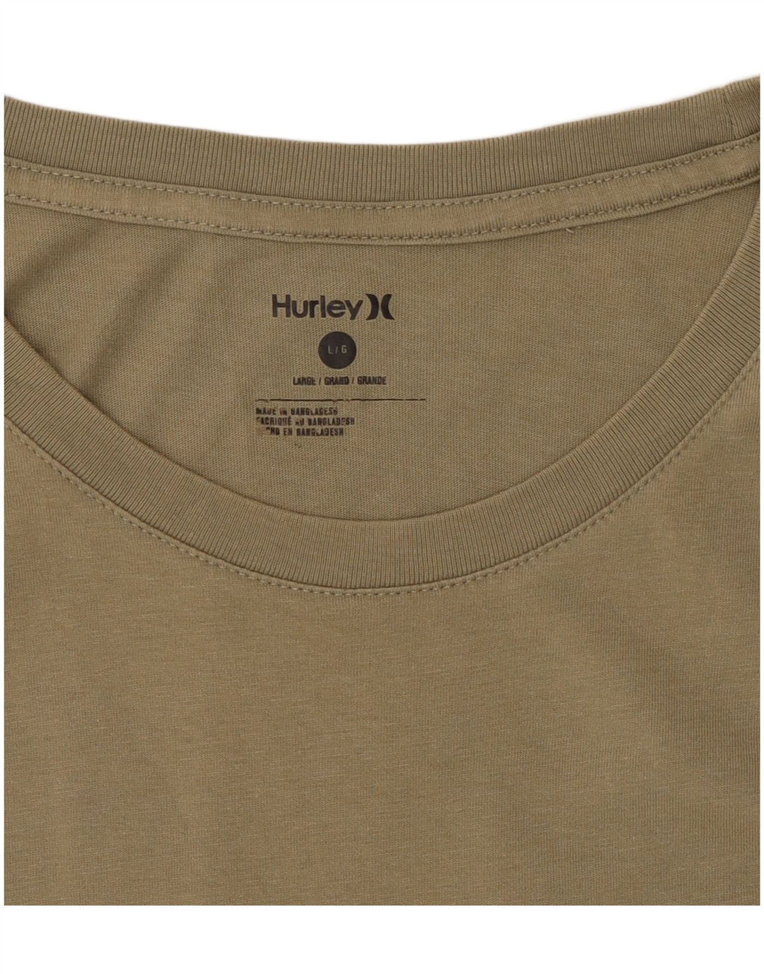 Ανδρικό γραφικό T-Shirt Hurley Top Large Khaki