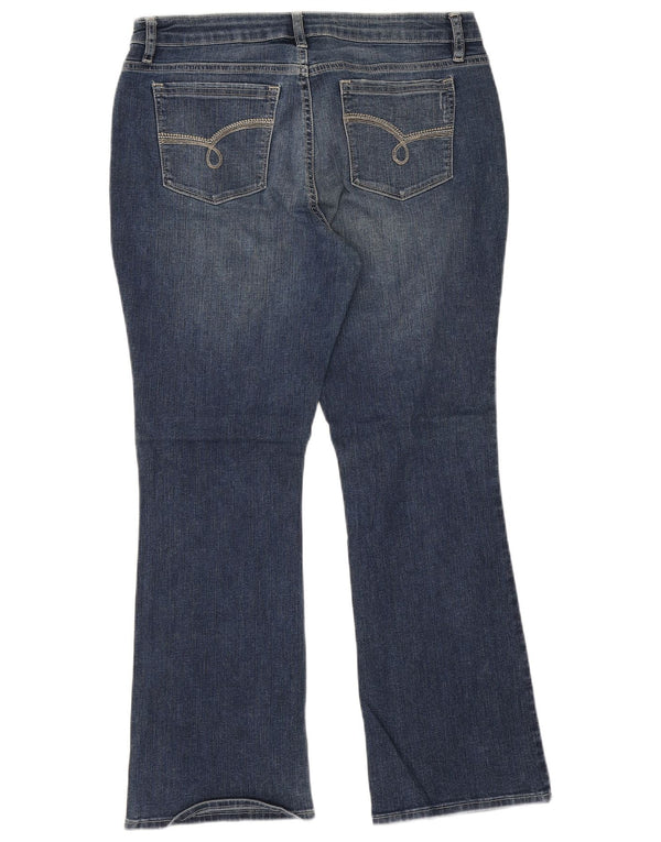 Lee Womens Riders Ψηλόμεσο τζιν μποτάκι US 14 XL W34 L28 Μπλε βαμβακερό