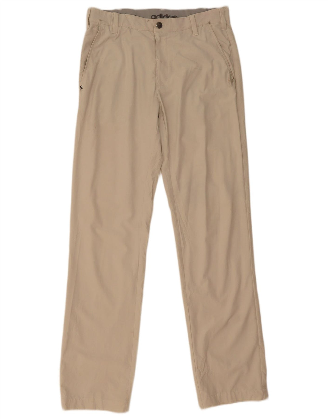 Ανδρικό ίσιο παντελόνι Chino Adidas W30 L32 Beige Polyester