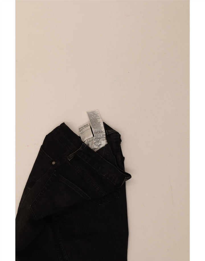 LEVI'S Womens Straight Jeans W29 L30 Black Cotton Vintage Levi's and Second-Hand Levi's from Messina Hembry 