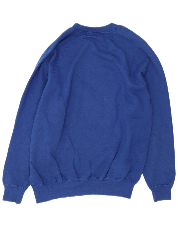 Russell Αθλητικό Ανδρικό Φούτερ Jumper Μεσαίο Μπλε Βαμβακερό