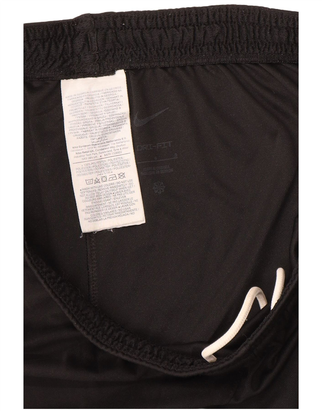 Ανδρικό αθλητικό σορτς Nike Dri Fit, μεγάλο μαύρο πολυεστέρα