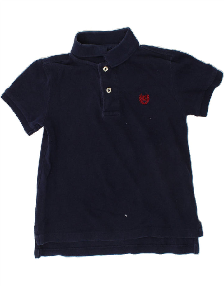 CHAPS Boys Polo Shirt 3-4 Years Navy Blue Cotton Vintage Chaps and Second-Hand Chaps from Messina Hembry 