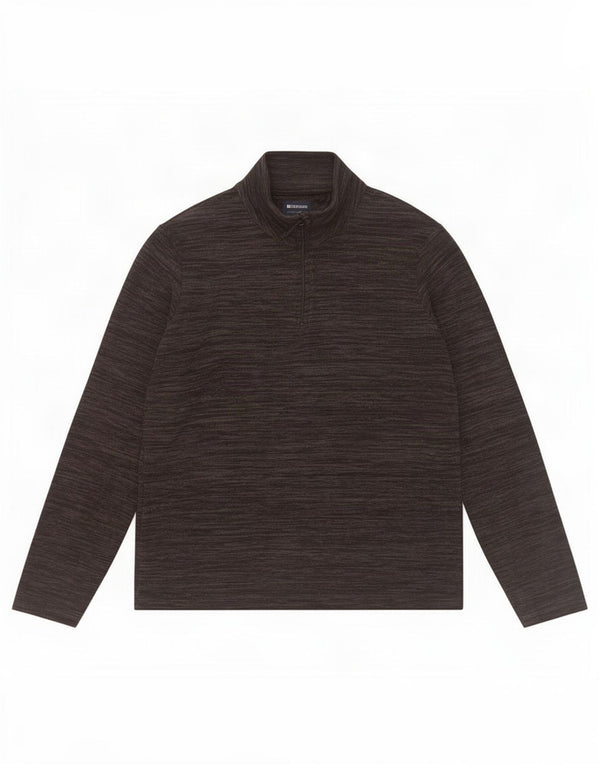 Mountain Warehouse Γυναικείο φερμουάρ Fleece Jumper UK 12 Medium Black Flecked
