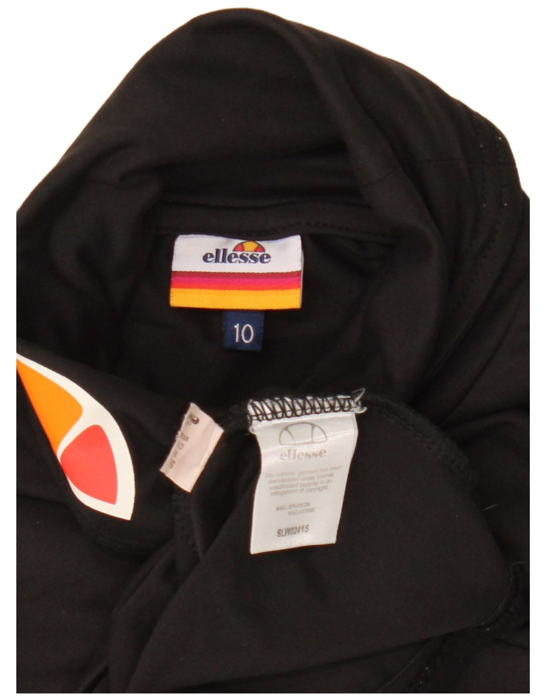 Γυναικείο γραφικό γιλέκο Ellesse Top UK 10 Small Black Nylon