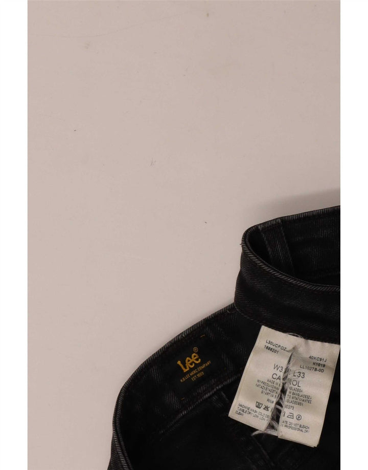 Lee Womens Carol Straight Jeans W32 L26 Μαύρο βαμβακερό