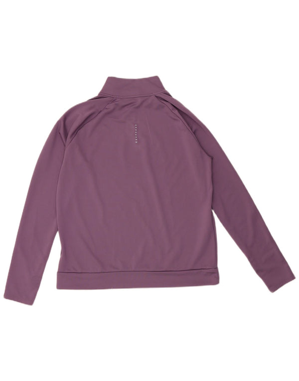 Γυναικεία φόρμα Nike Dri Fit Graphic Pullover Top UK 14 Medium Purple