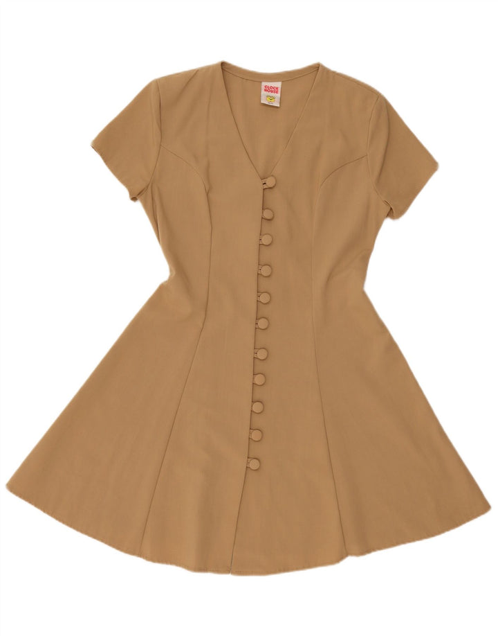 CLOCK HOUSE Γυναικείο φόρεμα A-Line EU 38/40 Medium Beige Polyester