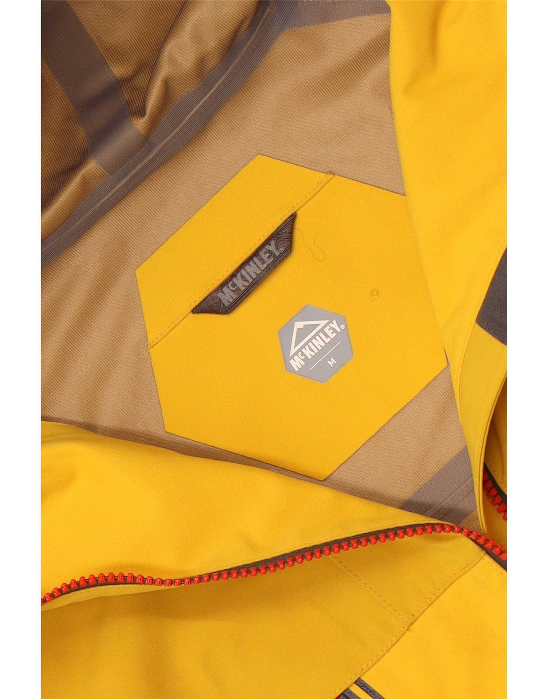 Ανδρικό μπουφάν βροχής με κουκούλα McKinley UK 38 Medium Yellow