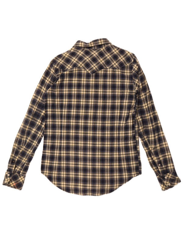 Πουκάμισο Diesel Boys 15-16 Years 2XL Navy Blue Check Cotton