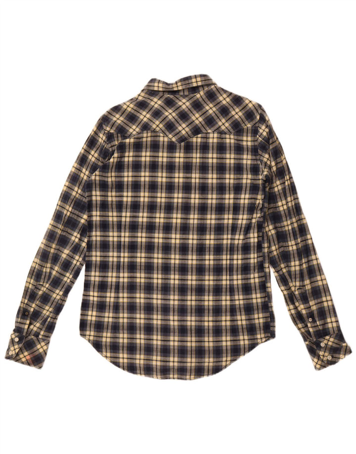Πουκάμισο Diesel Boys 15-16 Years 2XL Navy Blue Check Cotton