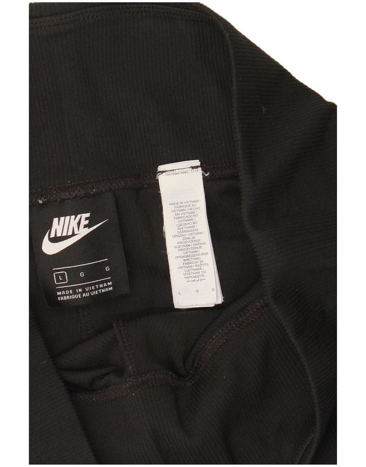 NIKE Mens Graphic Sport Shorts Large  Black Polyester