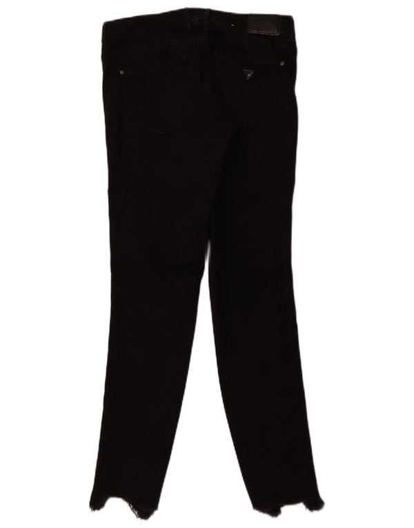 GUESS Γυναικείο Ψηλόμεσο Jegging Skinny Jeans W28 L28 Μαύρο βαμβακερό