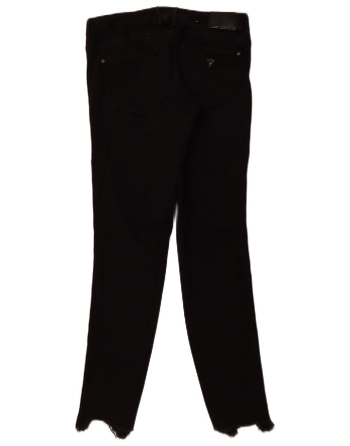 GUESS Γυναικείο Ψηλόμεσο Jegging Skinny Jeans W28 L28 Μαύρο βαμβακερό