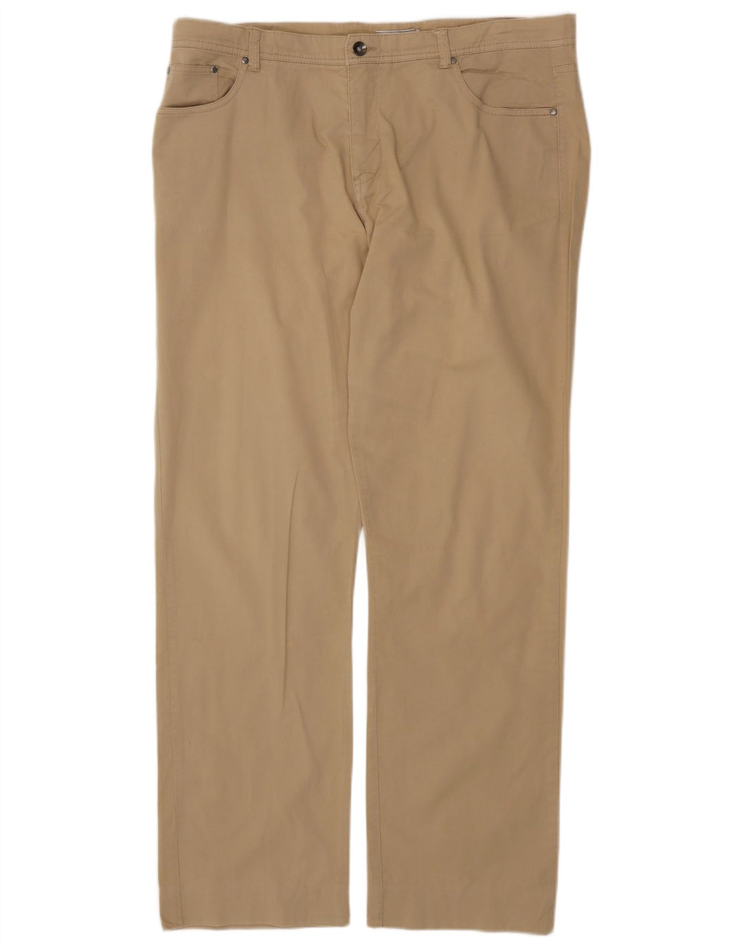 Ανδρικό παντελόνι GEOX Respira Straight Casual IT 54 2XL W38 L32 Μπεζ βαμβακερό