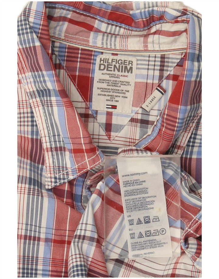 Ανδρικό πουκάμισο Tommy Hilfiger Slim Fit XL Πολύχρωμο βαμβακερό