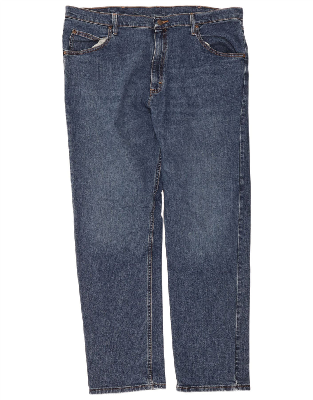 Ανδρικό τζιν Wrangler ίσιο W38 L32 Μπλε βαμβακερό