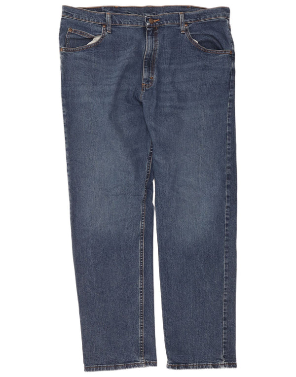 Ανδρικό τζιν Wrangler ίσιο W38 L32 Μπλε βαμβακερό
