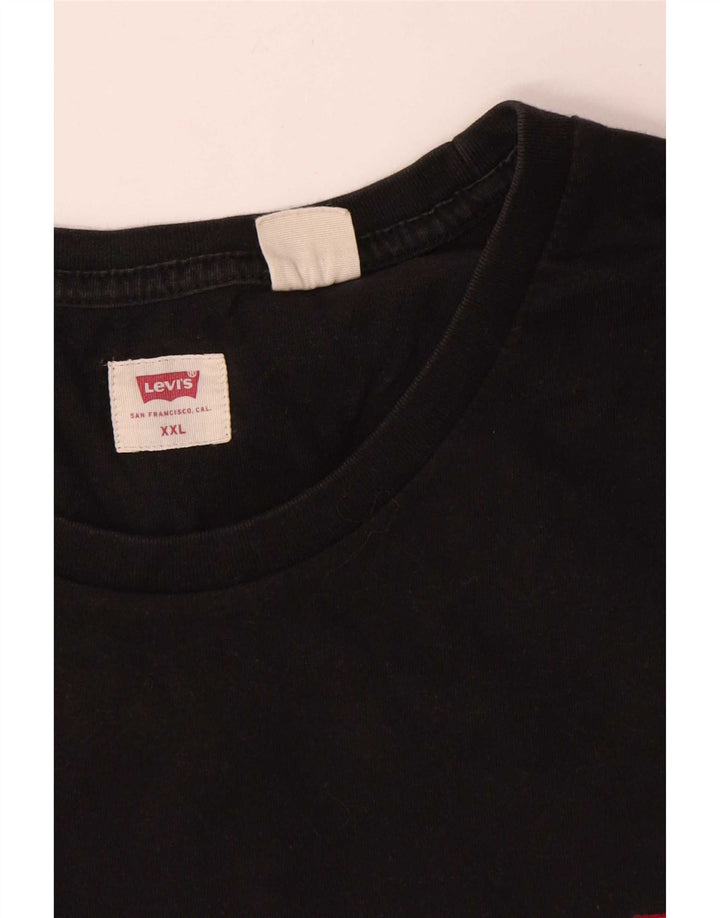 Ανδρικό T-Shirt Levi's Top 2XL Μαύρο βαμβακερό