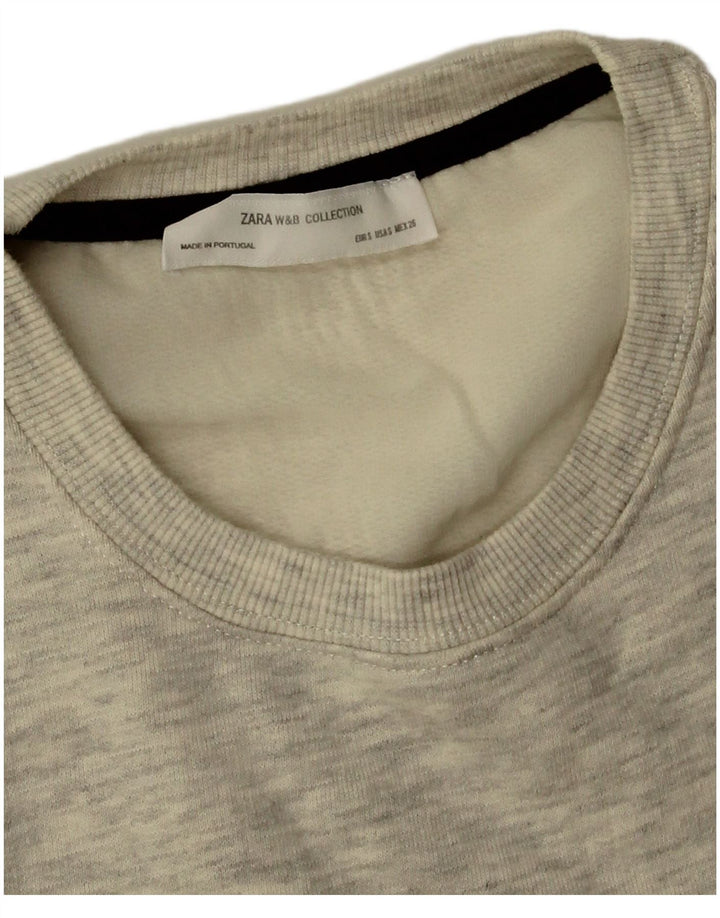 Zara Γυναικείο τουνίκ Φόρεμα UK 10 Small Grey Flecked Polyester