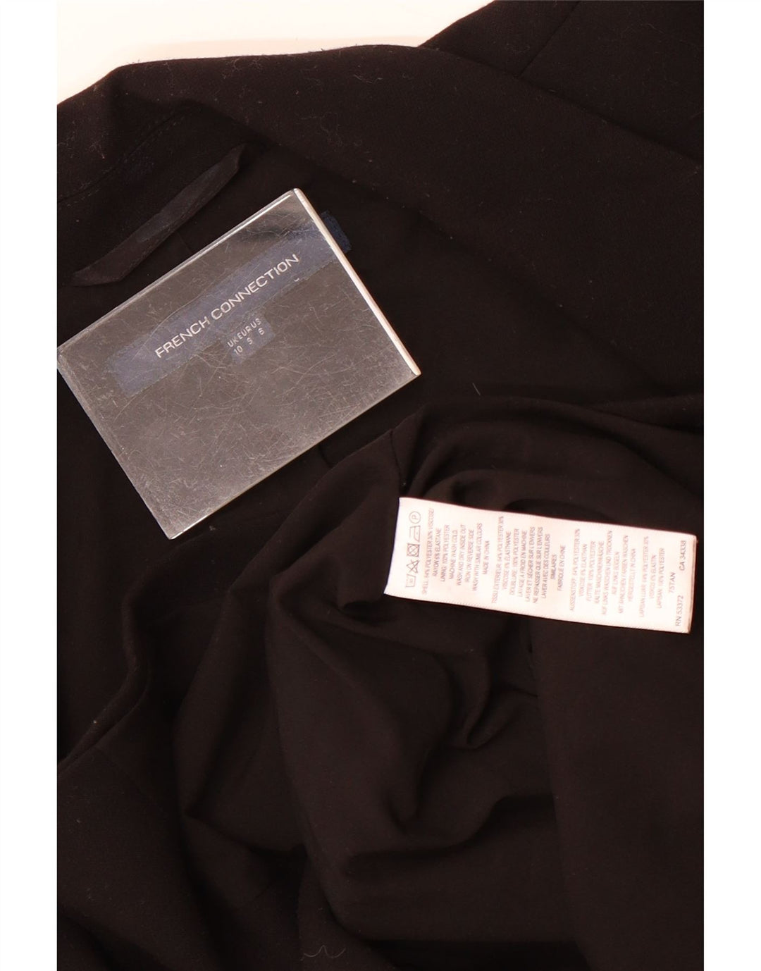 Γυναικείο Μπουφάν Μπλέιζερ με διπλό στήθος French Connection UK 10 Small Black