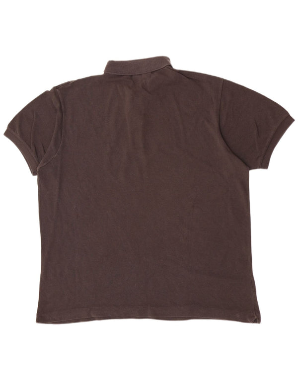 Ανδρικό πουκάμισο Lacoste Classic Fit Polo Μέγεθος 6 XL Μαύρο βαμβακερό
