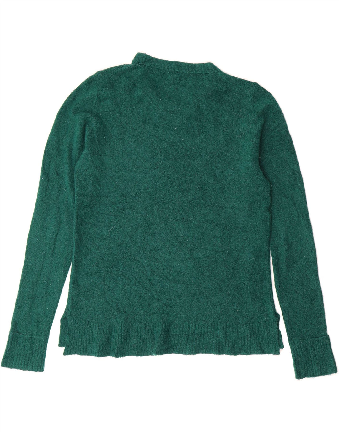 J. CREW Womens Crew Neck Jumper Sweater UK 10 Small Green Vintage J. Crew and Second-Hand J. Crew from Messina Hembry 