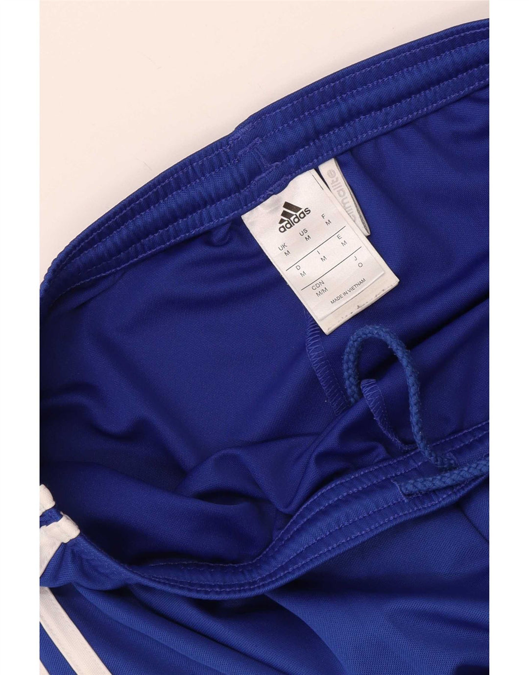 Ανδρικό αθλητικό σορτς Adidas Climalite από μεσαίο μπλε πολυεστέρα