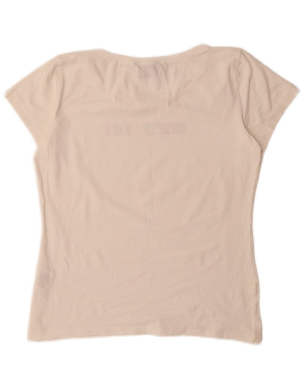 Gant Γυναικείο T-Shirt Top UK 20 2XL Λευκό βαμβακερό