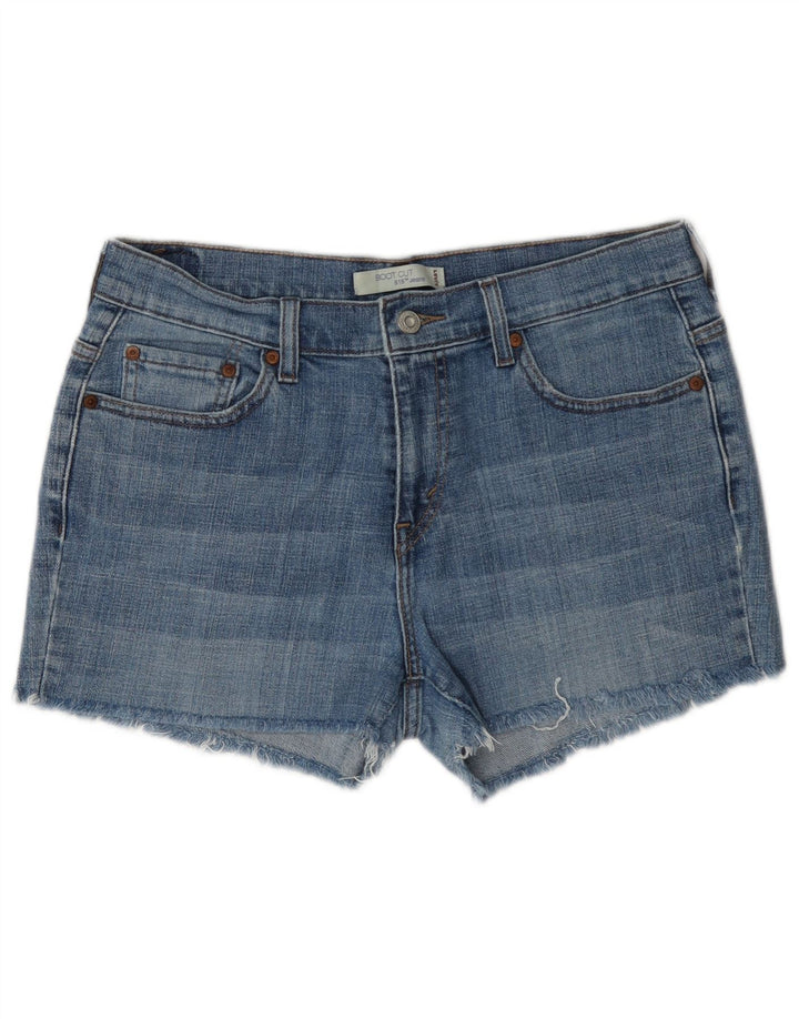 Levi's γυναικείο 515 τζιν σορτς US 10 μεγάλο W34 μπλε βαμβακερό