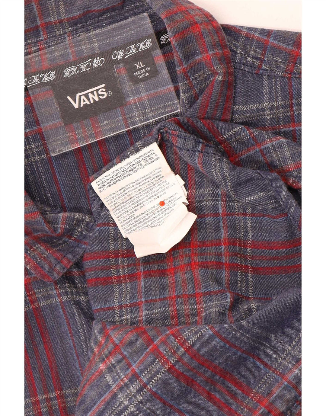 Ανδρικό φανελένιο πουκάμισο Vans XL Πολύχρωμο βαμβακερό