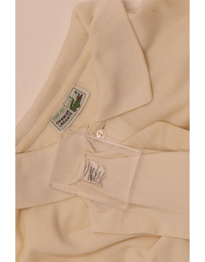 Ανδρικό πουκάμισο πόλο Lacoste 6 XL Λευκό βαμβακερό