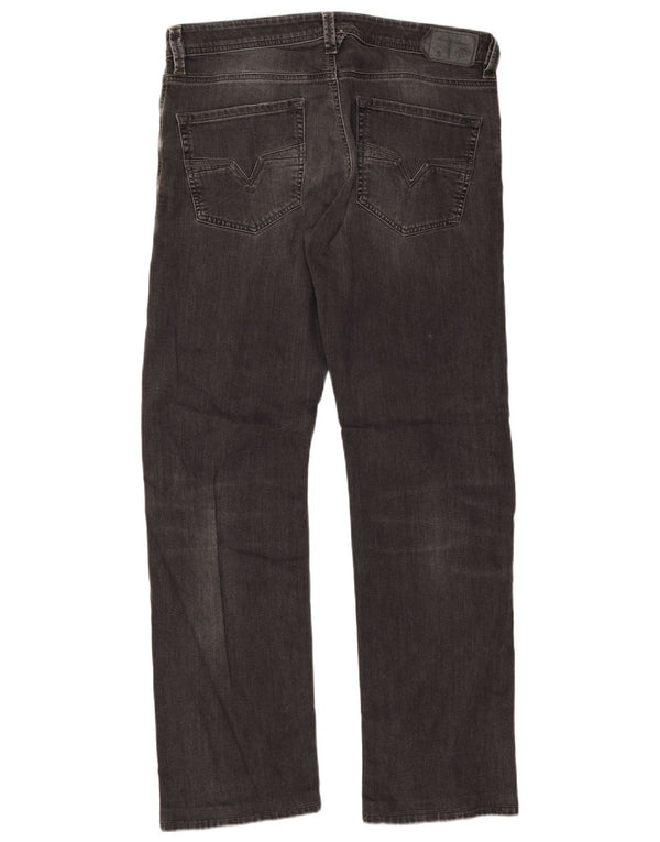 Diesel Ανδρικό Larkee Regular Straight Jeans W34 L32 Γκρι βαμβακερό