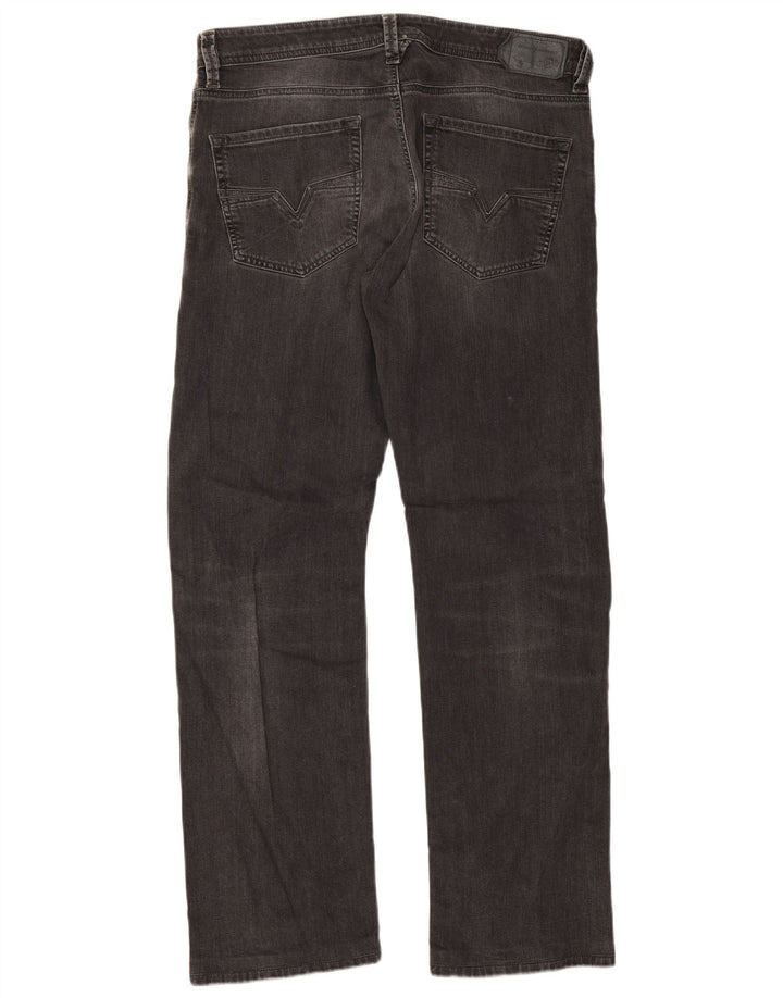 Diesel Ανδρικό Larkee Regular Straight Jeans W34 L32 Γκρι βαμβακερό