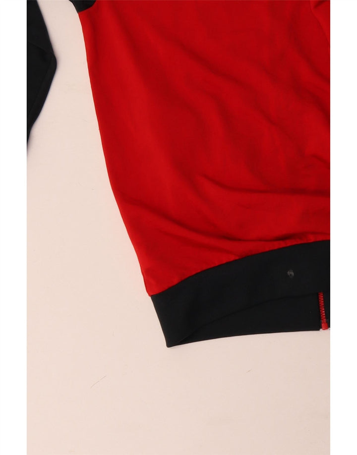 Ανδρική φόρμα ADIDAS Top Jacket UK 40/42 μεσαίο κόκκινο χρώμα πολυεστέρα