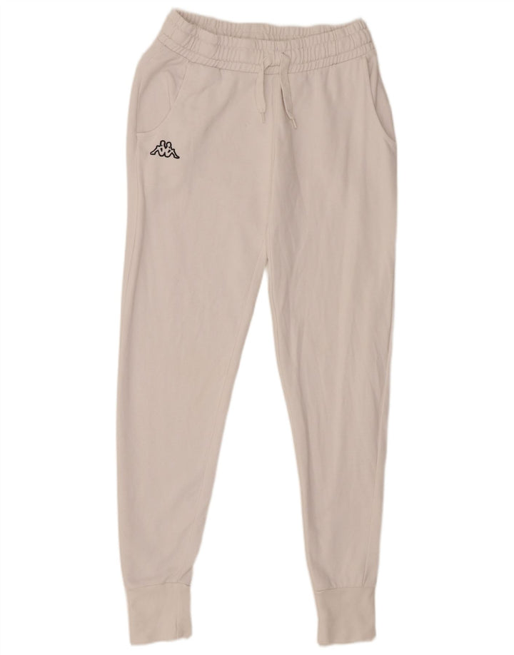 Kappa Γυναικεία φόρμα παντελόνι Joggers UK 12 Medium White