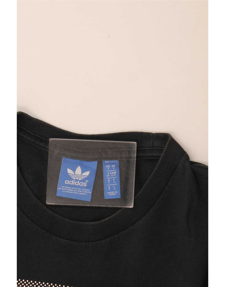 Ανδρικό γραφικό T-shirt Adidas Top Small Black