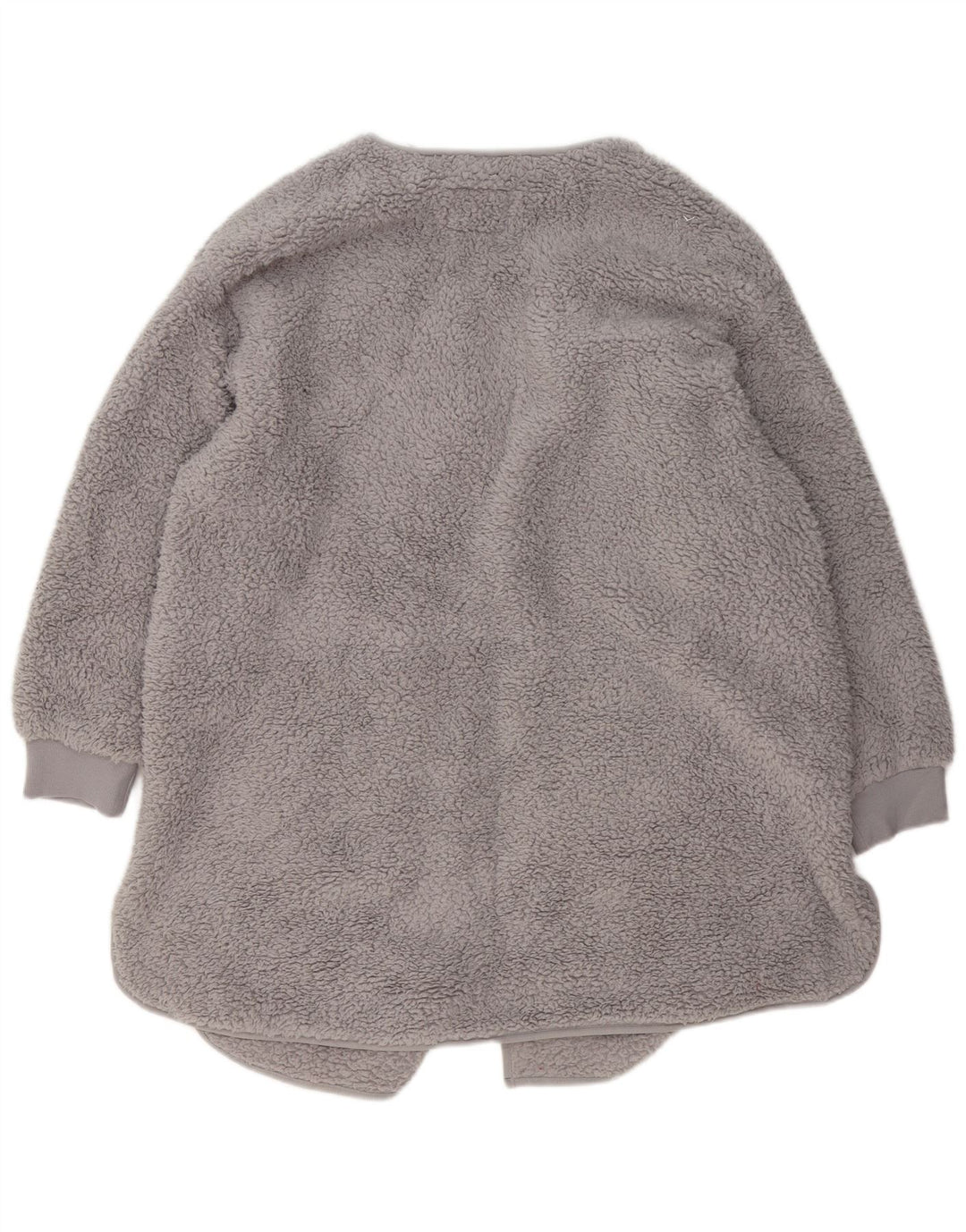 Marks & Spencer Γυναικείο Oversized Open Fleece Πανωφόρι UK 16 Large Grey