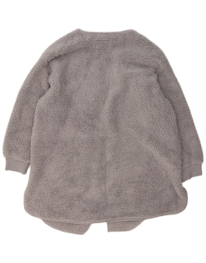 Marks & Spencer Γυναικείο Oversized Open Fleece Πανωφόρι UK 16 Large Grey