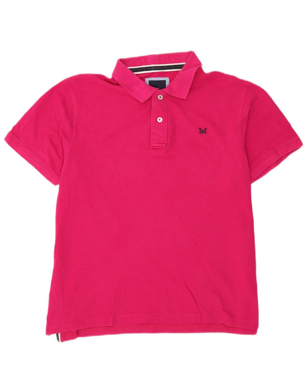 Crew Clothing Ανδρικό πουκάμισο πόλο XL Ροζ βαμβακερό