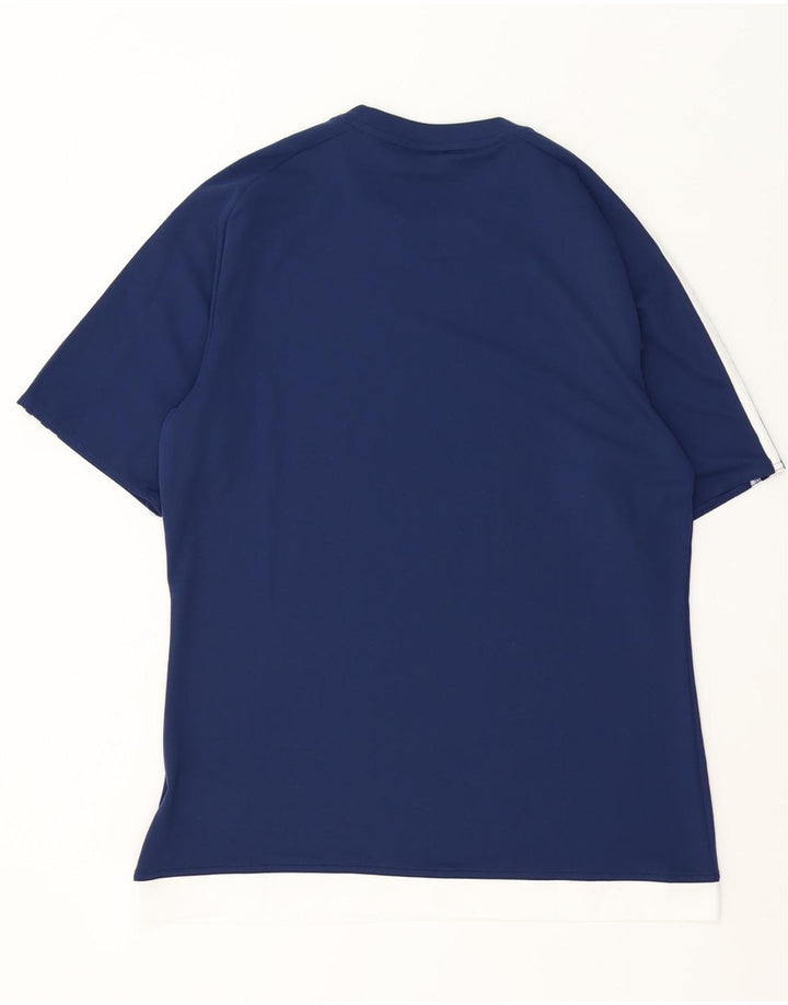 Ανδρικό T-Shirt Climalite Adidas Top Medium Navy Blue Polyester