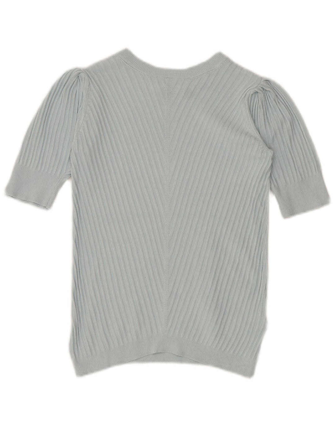 Marks & Spencer Γυναικείο πουλόβερ Crop Crew Neck Jumper UK 10 Small Blue
