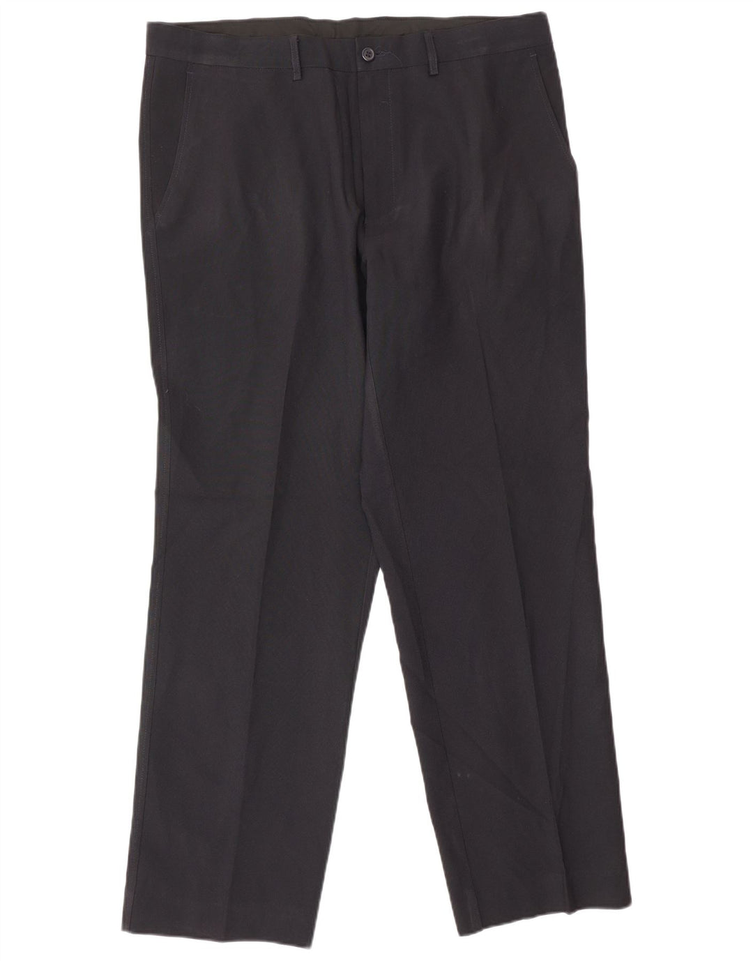 Ανδρικό ίσιο παντελόνι Marks & Spencer W36 L31 Navy Blue Polyester