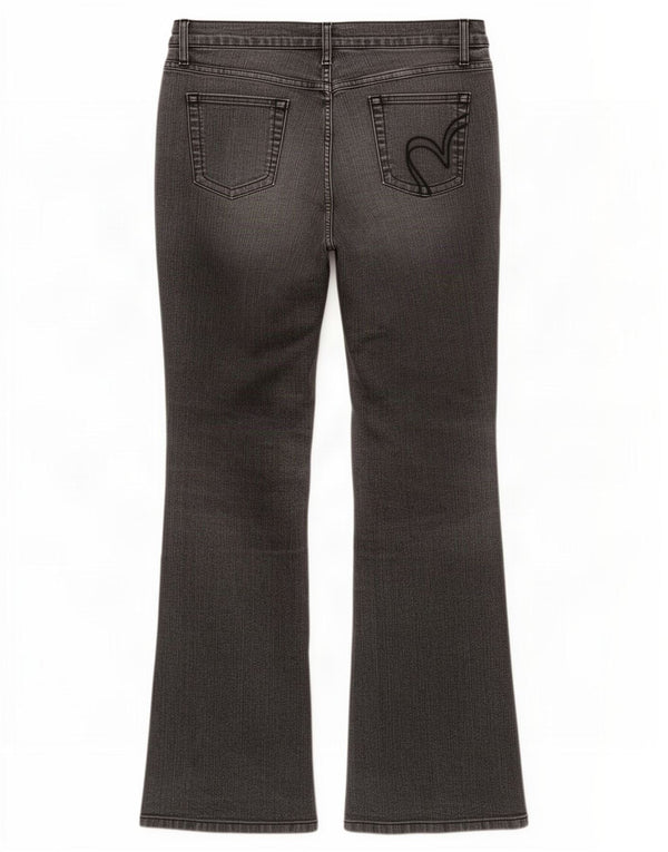 Γυναικεία Marks & Spencer Per Una Bootcut Jeans UK 12 Medium W30 L30 Grey