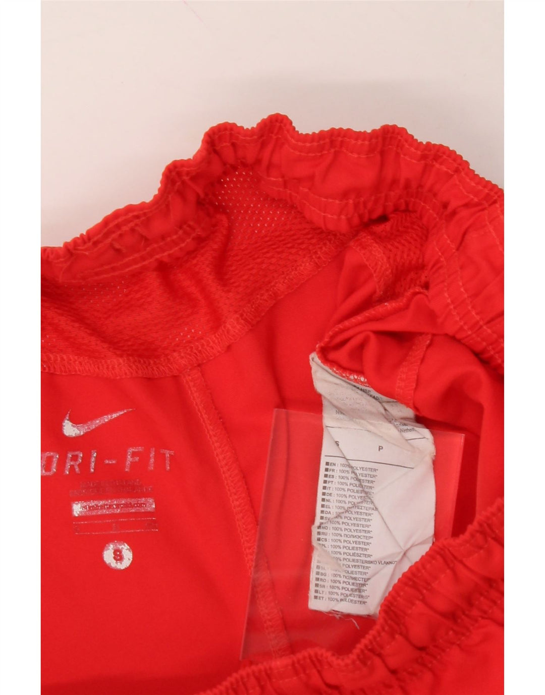 NIKE Mens Paris Saint- Germain Graphic Sport Shorts Small  Red Polyester Vintage Nike and Second-Hand Nike from Messina Hembry 
