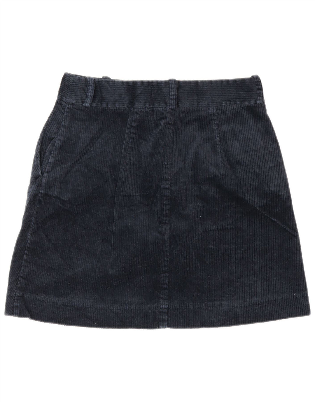 Tommy Hilfiger Γυναικεία κοτλέ φούστα US 8 Medium W28 Navy Blue Cotton